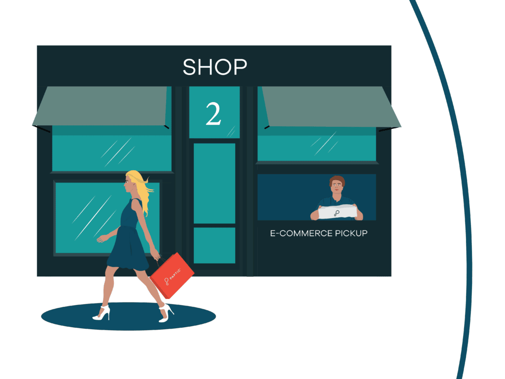 Illustration of a shop