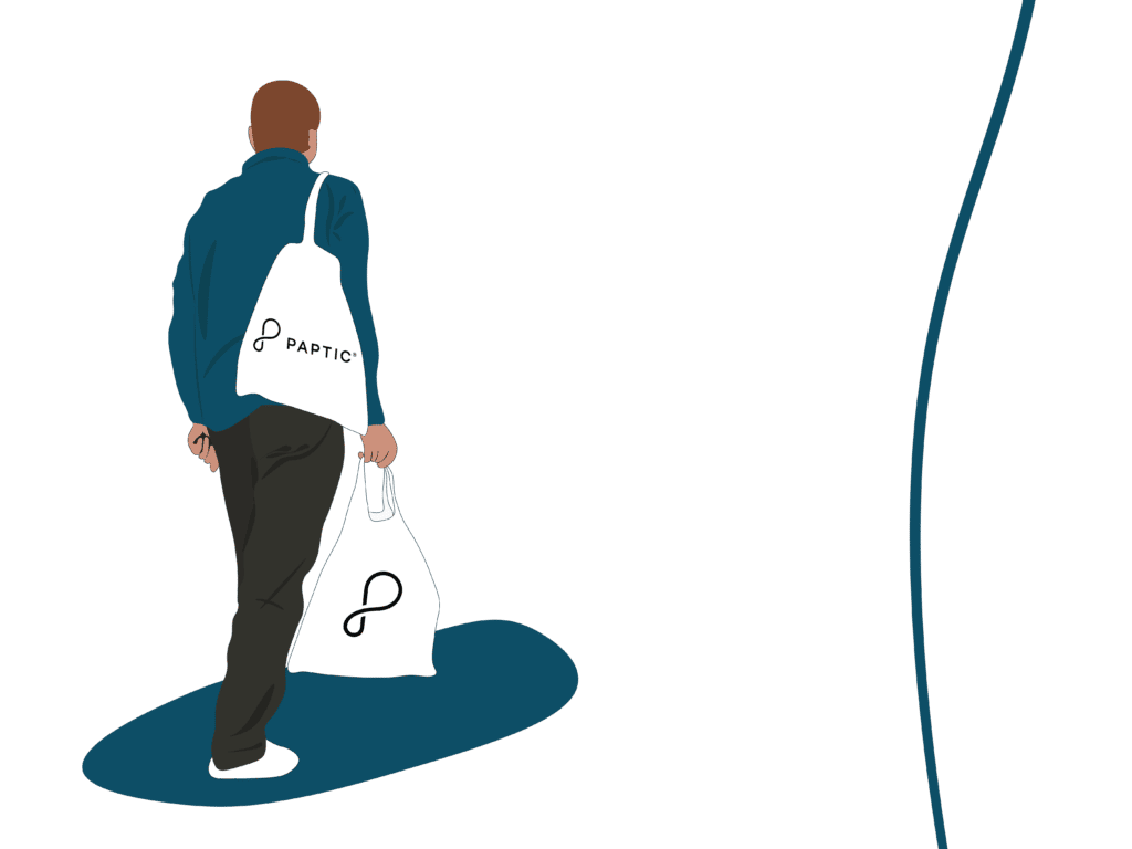 Illustration of a consumer